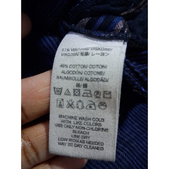 Free People Womens Size S Oversized Nordic Day Side Lace Up Flannel Plaid Top - Picture 12 of 13